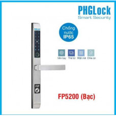 Khóa điện tử cho cửa nhôm PHGLOCK FP5200 (Bạc)