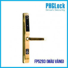 Khóa cửa vân tay cho cửa nhôm PHGLOCK FP5293 (Vàng)