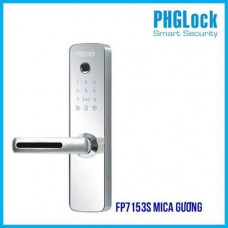 Khóa cửa cho căn hộ, nhà phố, chung cư PHGLOCK FP7153S (Mica gương Bạc)