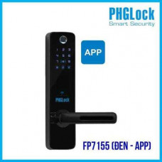 Khóa cửa vân tay cho văn phòng PHGLOCK FP7155 (Đen-App)