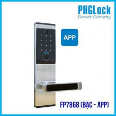 Khóa điện tử cho căn hộ PHGLOCK FP7868 (Bạc-App)