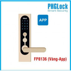 Khóa cửa điện tử cho căn hộ PHGLOCK FP8136 (Vàng-App)