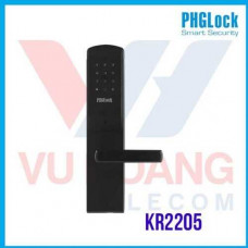 Khóa cửa cho căn hộ, chung cư PHGLOCK KR2205 (Đen)