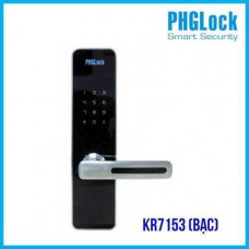 Khóa cửa cho căn hộ, nhà phố PHGLOCK KR7153 (Bạc)