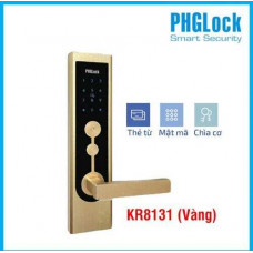 Khóa cửa điện tử thẻ từ PHGLOCK KR8131-G (Vàng)