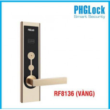 Khóa cửa khách sạn PHGLOCK RF8136 (Vàng)