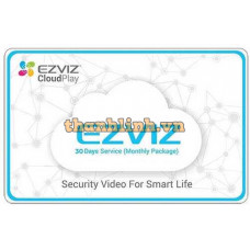 Thẻ lưu trữ đám mây EZVIZ 30-days Cloud Card (Monthly)