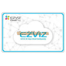 Thẻ lưu trữ đám mây EZVIZ 30-days Cloud Card (Yearly)