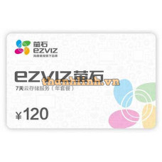 Thẻ lưu trữ đám mây EZVIZ 7-days Cloud Card (Monthly)
