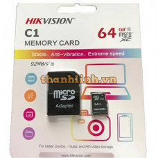 Thẻ nhớ 64G HIKVISION HS-TF-C1