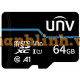 Thẻ nhớ TF 64GB màu xanh UNV TF-64G-T-L