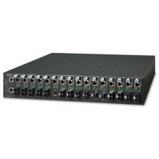 Managed Media Converter Chassis PLANET MC-1610MR/1610MR48