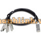 Cáp đồng gắn trực tiếp 40G QSFP+ đến 4 10G SFP+ – 1M Planet CB-QSFP4X10G-1M