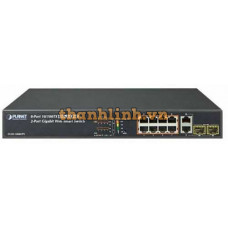 Bộ chia mạng 8 cổng Gigabit POE Planet FGSD-1008HPS