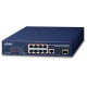 Bộ chuyển mạch 8-Port 100TX PoE + 1-Port 1000T + 1-Port 1000X SFP ( 120 watts ) Planet FGSD-1011HP