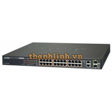 Bộ chia mạng 24 cổng Gigabit POE Planet FGSW-2624HPS