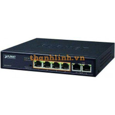 Bộ chia mạng 4 cổng 100mb POE Planet FSD-604HP