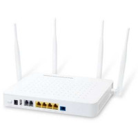 GPON HGU with 4-Port GbE, 1200Mbps 802.11AC Wireless and 2-Port FXS ( 1 x USB ) Planet GPN-400ACV