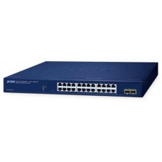 Bộ chia mạng 24-Port 10/100/1000T + 2-Port 1000X SFP Web Smart Ethernet Planet GS-2210-24T2S