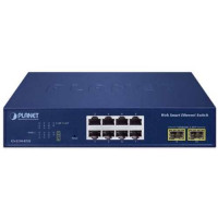 Bộ chia mạng 8-Port 10/100/1000T + 2-Port 1000X SFP Web Smart Ethernet Planet GS-2210-8T2S