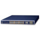 Bộ chia mạng 24-Port 10/100/1000T 802.3at PoE + 4-Port Gigabit TP/SFP Combo Managed Planet GS-4210-24P4C / GS-4210-24PL4C