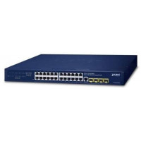 Bộ chia mạng 24-Port 10/100/1000T + 4-Port 100/1000X SFP Managed Gigabit Planet GS-4210-24T4S / GS-4210-24T4SR