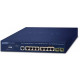 Bộ chuyển mạch 2-Port 1000T PoE + 6-Port 1000T PoE + 2-Port 1000X SFP Planet GS-4210-8HP2S