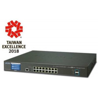Bộ chia mạng Planet L2+ 16-Port 10/100/1000T + 2-Port 10G SFP+ with LCD touch screen GS-5220-16T2XVR