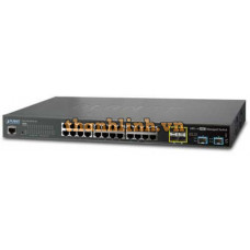 Managed Switch PLANET GS-5220-20T4C4X/GS-5220-20T4C4XR , L2+, 24-Port Gigabit , 4-Port Shared SFP + 4-Port 10G SFP+