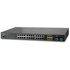 Managed Switch PLANET GS-5220-20T4C4X/GS-5220-20T4C4XR , L2+, 24-Port Gigabit , 4-Port Shared SFP + 4-Port 10G SFP+