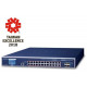 Thiết bị chuyển mạch L3 24-Port 10/100/1000T 75W Ultra PoE + 4-Port 10G SFP+ Managed Planet GS-5220-24UP4XV