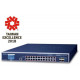 Bộ chia mạng Planet L3 24-Port 10/100/1000T 802.3bt PoE + 4-Port 10G SFP+ with LCD Touch Screen GS-5220-24UPL4XVR