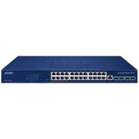 Bộ chia mạng L3 8-Port 802.3bt PoE + 16-Port 802.3at PoE + 4-Port 10G SFP+ Managed Ethernet Planet GS-6311-24HP4X