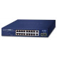 Bộ chuyển mạch 16-Port 1000T PoE + 2-Port 1000T + 2-Port 1000X SFP Planet GSD-2022P