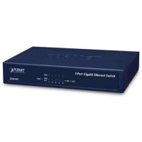 Thiết bị chuyển mạch 5-Port 10/100/1000Mbps Gigabit Ethernet Planet GSD-503