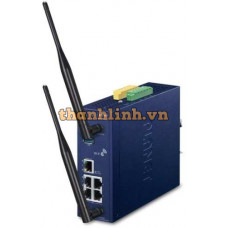 Bộ chia mạng WIFI Planet Industrial Dual Band 802.11ax 1800Mbps Wireless Access Point with 5 10/100/1000T LAN Ports IAP-1800AX