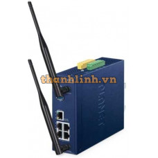 Điểm truy cập không dây công nghiệp băng tần kép 802.11be 3600Mbps với 5 cổng LAN 1000T Planet IAP-3600BE