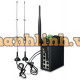 Cổng không dây di động 4G LTE công nghiệp với 5 cổng 1000T (Băng tần LTE B2/B4/B12) Planet ICG-2510W-LTE-US