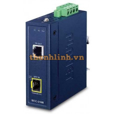 Bộ chuyển đổi phương tiện EtherCAT công nghiệp (RJ45 OUT, SFP IN) Planet IECC-210R