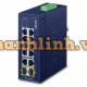 Bộ chuyển mạch Industrial 8-Port 100TX + 2-Port Gigabit TP/SFP Combo ( -40 75 độ C ) Planet IFGS-1022TF