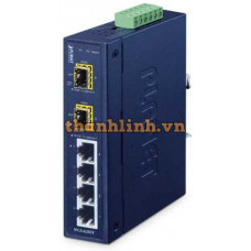 Bộ chuyển mạch Ethernet vòng SFP 4 cổng 10/100TX + 2 cổng 1000X công nghiệp Planet IFGS-620TF