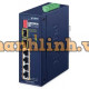 Bộ chuyển mạch Ethernet vòng SFP 4 cổng 10/100TX 802.3at PoE + 2 cổng 1000X công nghiệp Planet IFGS-624PTF