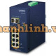Bộ chuyển mạch Industrial 8-Port 1000T PoE + 2-Port 1000X SFP ( -40 75 độ C ) Planet IGS-1020PTF