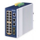 Industrial Managed Switch PoE PLANET IGS-4215-16P2T2S