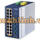 Bộ chuyển mạch Ethernetcông nghiệp L2+ 16 cổng 1000T 802.3at PoE + 4 cổng 10G SFP+ Planet IGS-4215-16P4X