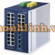 Bộ chuyển mạch Ethernetcông nghiệp L2+ 24 cổng 1000T + 4 cổng 10G SFP+ Planet IGS-4215-24T4X