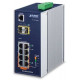 Bộ chia mạng Planet Industrial 4-Port 10/100/1000T 802.3at PoE + 4-Port 10/100/1000T ( -40~75 degrees C ) IGS-4215-4P4T