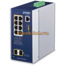 Bộ chuyển mạch công nghiệp 4 cổng 1000T 802.3bt PoE + 4 cổng 1000T + 2 cổng 100/1000X SFP Planet IGS-4215-4UP4T2S