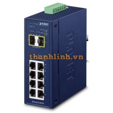 Bộ chia mạng Planet Industrial L2/L4 8-Port 10/100/1000T + 2-Port 100/1000X SFP IGS-4215-8T2S