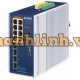 Bộ chuyển mạch Ethernetcông nghiệp L2/L4 8 cổng 1000T 802.3bt PoE + 4 cổng 10G SFP+ Planet IGS-4215-8UP4X